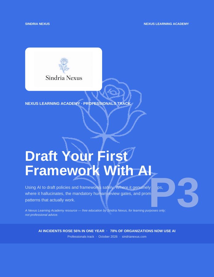 Draft Your First Framework With AI book cover